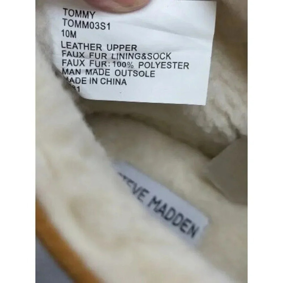 Steve Madden Womens Tommy Tan Sued Ankle Boots US 10 M - Picture 9 of 9